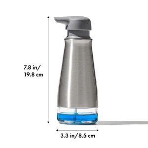 OXO Good Grips Dispenser de Sapun Spumant din Otel Inoxidabil cu Design Elegant - Img 2
