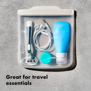OXO Good Grips Punga Reutilizabila din Silicon 335 ml Culoare Ovaz - Img 7