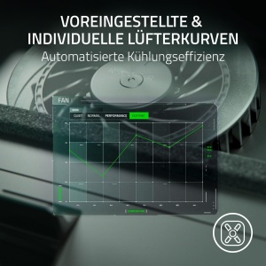 Pad de racire pentru laptop Razer - 14 - 18, negru, cu hub USB si ventilator personalizabil - Img 5
