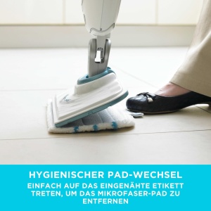 Paduri de curatare din microfibra BLACKDECKER FSMP20-XJ, 2 bucati, lavabile - Img 3