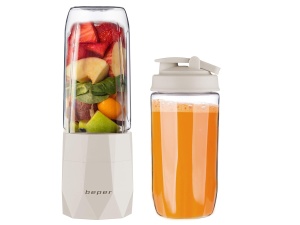 Pahar cu capac pentru mixer USB model BP.630, set practic - Img 2