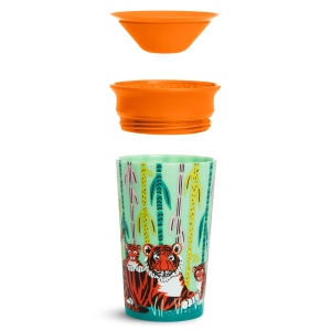 Pahar de invatare Munchkin Miracle 360, 266 ml, set 2 bucati, design TigerNashorn - Img 4