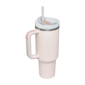 Pahar termic Stanley Quencher H2.0, 1.2L, culoare Rose Quartz - Img 4