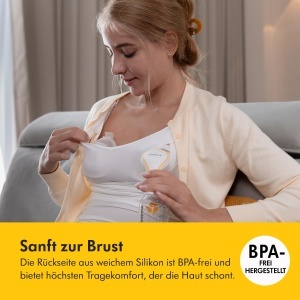 Pahare colectoare Medela InBra, 30 ml, design ergonomic, BPA-free - Img 5
