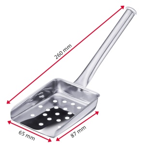 Paleta inox Westmark 91292270 pentru cartofi prajiti si produse de patiserie 26 cm argintiu - Img 7