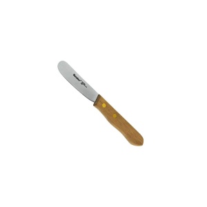 Paleta pentru unt Metaltex 16 cm lemn si otel inoxidabil natur - Img 3