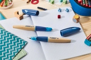 Pana pentru scris STABILO EASYbirdy Timber, ergonomica, pentru stangaci, din lemn - Img 8