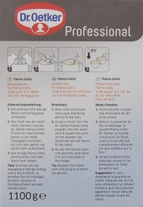 Panna Cotta Dr. Oetker Professional, 1,1 kg - Desert Cremos, Usor de Preparat - Img 2