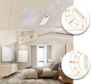 Panou Infrarosu Berdsen 960W - Economie de Energie, Alb, Ideal pentru Spatii Mari - Img 7