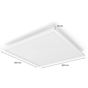 Panou LED Philips Hue White Color Ambiance Surimu 60x60cm 16 milioane de culori dimmabil control prin aplicatie - Img 6
