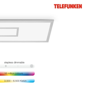 Panou LED TELEFUNKEN RGB, Dimmabil, 21W, Culoare Argintie - Img 3