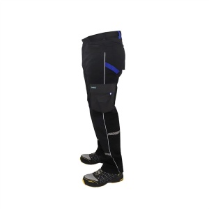 Pantaloni de lucru Goodyear GYPNT011 cu detalii reflectorizante, negru, marimea 38 - Img 4