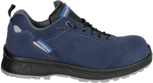 Pantofi de securitate Goodyear S1P din velur albastru, marimea 44