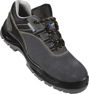 Pantofi de siguranta Goodyear S1P din piele velur neagra si gri, marimea 39 - Img 5