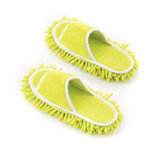 Pantofi Mop InnovaGoods MopGo, Unisex, Culoare Zitronagrun, Marime 35-43