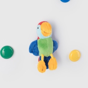 Papagal cu Magnet Calypso - Schaffer 3543 - 10 cm - Plus Moale - Img 2