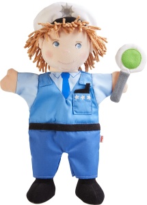Papusa de mana HABA Politie, 30 cm, pentru copii de la 1,5 ani - Img 3