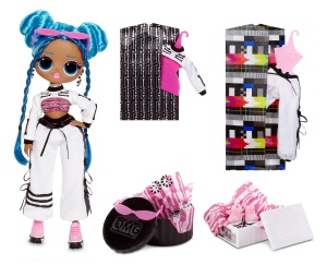 Papusa de Moda LOL Surprise OMG 2-in-1 Roller Chick si Chillax, 40 surprize, pentru copii 4 - Img 2