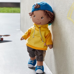Papusa de Plus HABA Bruno 30 cm Papusa de Joaca pentru Copii de 18 Luni - Img 2