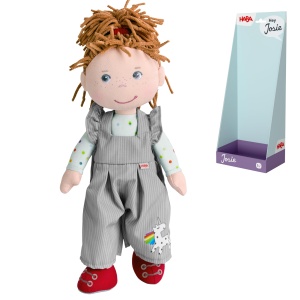 Papusa din Material HABA Josie 30 cm, Papusa de Jucarie pentru Copii, Design Scandinav