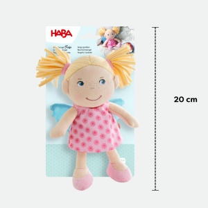 Papusa din material textil HABA Schutzengel Finja 20 cm lavabila pentru bebelusi si copii mici - Img 7