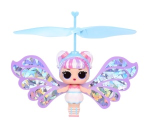Papusa L.O.L. Surprise Magic Flyers - Snowflake, cu 1 Papusa si 1 Bagheta, Culoare Roz - Img 4