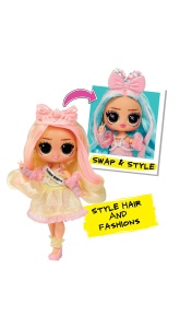 Papusa L.O.L. Surprise Tweens - Braids-2-Waves Winnie, cu 20 surprize, stilizare si accesorii - Img 6