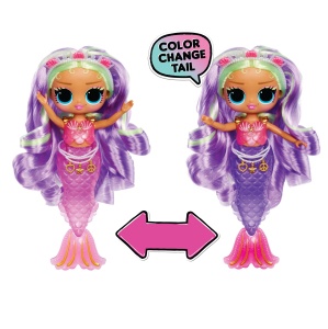 Papusa L.O.L. Surprise Tweens Cleo Cove - 17 cm, cu Flosse Mobilie si Accesorii Colorate - Img 3