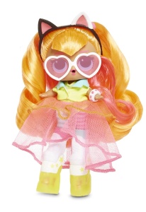 Papusa Mini Moda L.O.L. Surprise Neon Q.T. - 15 surprize, accesorii, design glam - Img 6