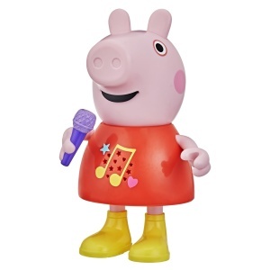 Papusa Peppa Pig care vorbeste si canta, 20 cm, cu 4 melodii, pentru copii de la 3 ani