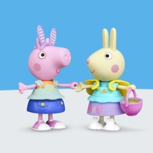 Papusa Peppa Pig cu Accesorii Primavara, 15 cm, Usor de Imbracat - Img 5