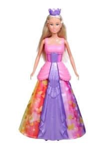 Papusa Simba Steffi Love Magic Rainbow 29cm Rochie Magica