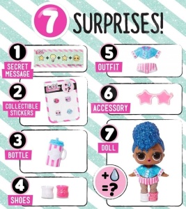 Papusi LOL Surprise Glitzer - Set 12 Figurine cu 84 de Surprize, Diverse Accesorii - Img 7