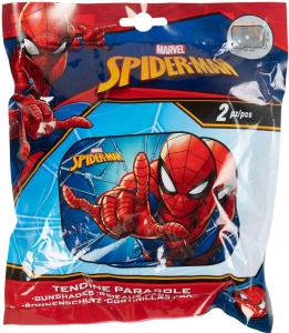Parasolar auto pentru copii TataWay Marvel Spiderman, 44x35 cm, protectie UV, fixare cu ventuze, design colorat - Img 3