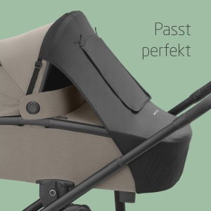 Parasolar Maxi-Cosi, compatibil cu carucioare si landouri, USF 50, cu fereastra, Negru - Img 4