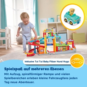 Parcare interactiva VTech Tut Tut Baby Flitzer cu lift si accesorii - Img 2