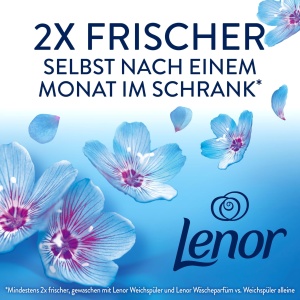 Parfum de rufe Lenor Aprilfrisch, 495g, non-stop prospetime, pentru toate textilele - Img 2