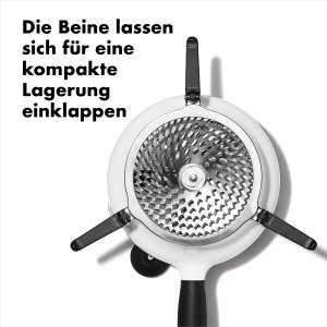 Pasator manual OXO Good Grips, otel inoxidabil, 3 discuri pentru texturi variate - Img 6