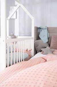 Pat pentru copii Roba Hausbett 60x120 cm alb reglabil pe inaltime transformabil - Img 16