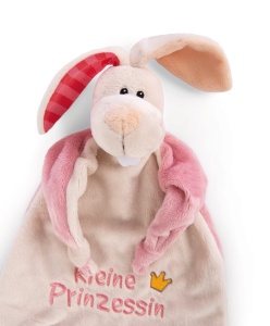Patura de plus NICI Hase Kleine Prinzessin 25x25 cm pentru copii, 0 luni - Img 8