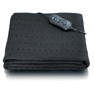 Patura electrica Melissa 16760050, 80x150 cm, 3 temperaturi, neagra