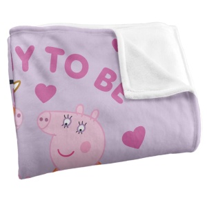Patura moale Granny Pig, 91 x 147 cm, 100 poliester, usor de intretinut - Img 4