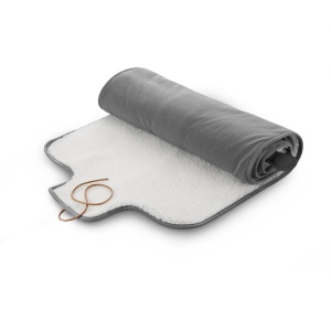Patura termica de exterior Medisana OL 800, patura termica fara fir cu 3 niveluri de temperatura pentru deplasare, cu material moale si pufos, rulabila compact si cu geanta de depozitare