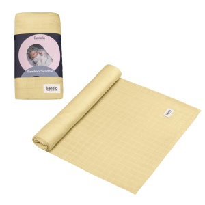 Paturica din Bambus Lionelo Bamboo Swaddle 120x120 cm, Material Natural, Antialergic