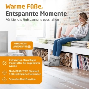 Paturica electrica Medisana FWS, 6 nivele temperatura, spalabila, pentru marimea 46 - Img 3