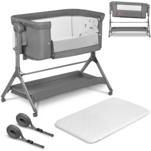 Patut pentru copii Lionelo Leonie Plus 3 in 1, ajustabil, cu roti si cos de depozitare