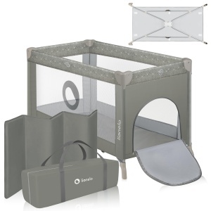 Patut pentru copii Lionelo Stefi, 120x60 cm, cu sistem de siguranta LockGuard