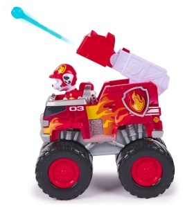 PAW Patrol Rescue Wheels Monstertruck Marshall Jucarie cu Proiectile si Figurina pentru Copii 3 - Img 4