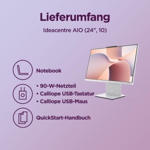PC All-In-One Lenovo IdeaCentre 23.8 FHD, AMD Ryzen 7, 16GB RAM, 1TB SSD, Gri - Img 9