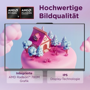 PC All-In-One Lenovo IdeaCentre 27 Full HD, AMD Ryzen 7, 16GB RAM, 1TB SSD, Grafica AMD Radeon - Img 7